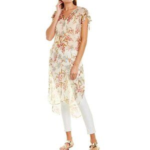 VINCE CAMUTO Wildflower Floral Tunic Cover Up Size S